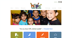Desktop Screenshot of hopetherapyrgv.com